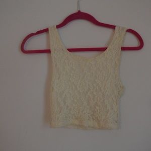 Urban Outfitters lace crop top