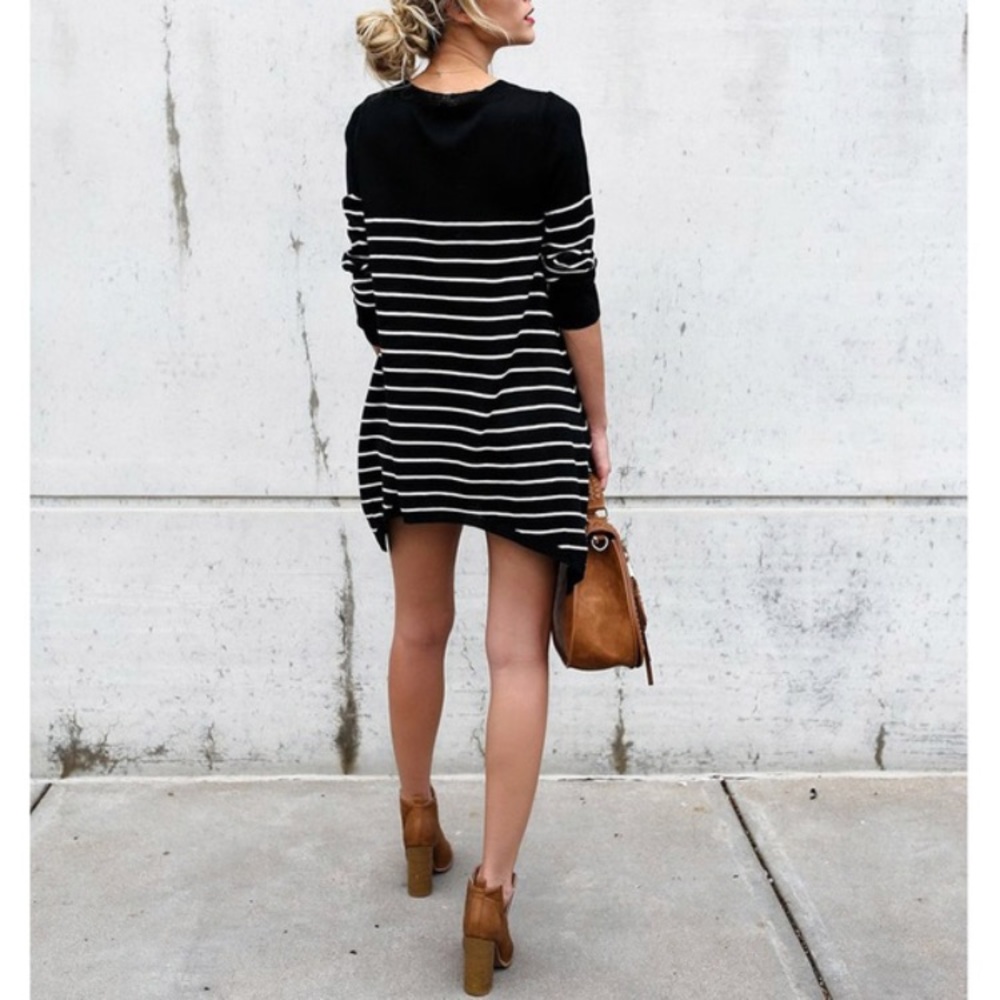 Rachel Striped Slouchy Shirt - Picture 3 of 7