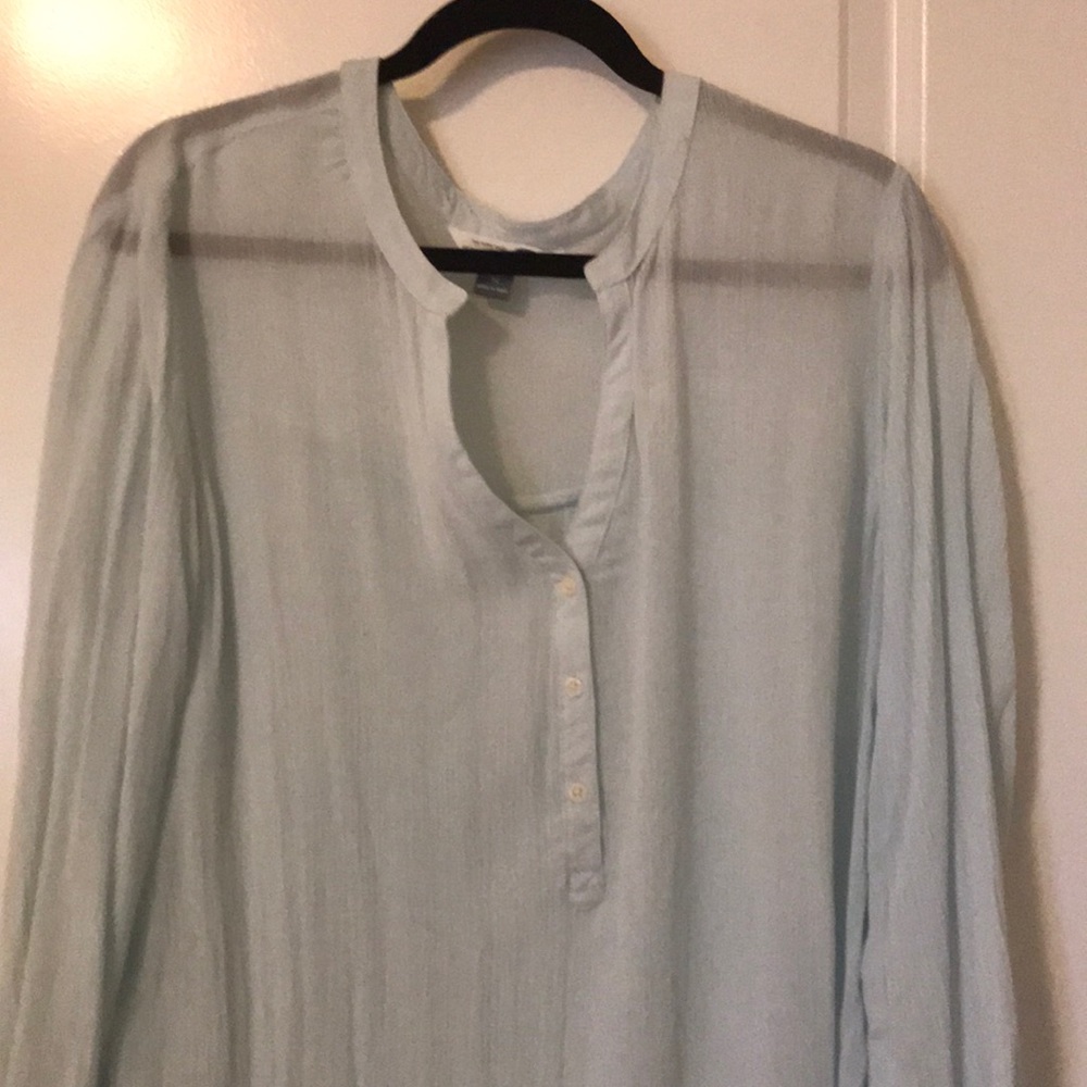 Baby blue tunic