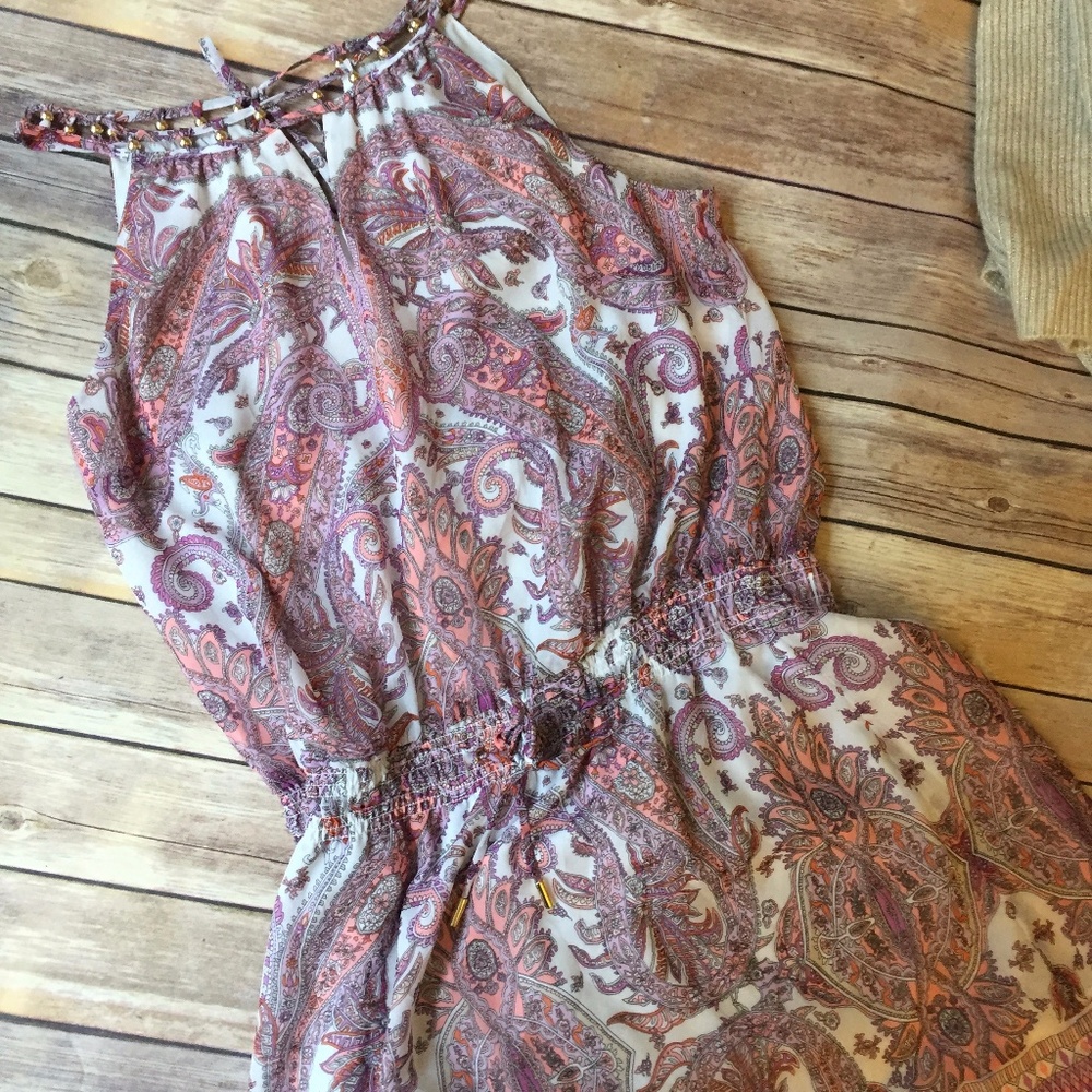 White House Black Market Paisley Mini Dress