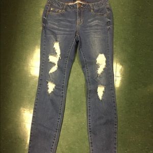 Fashion nova size9 blue jeans