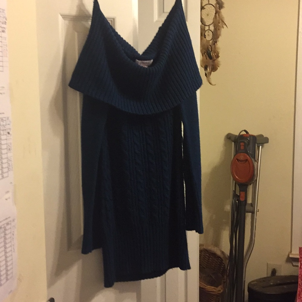 Off the shoulder sweater