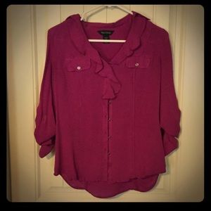 Magenta button up! wHBM!