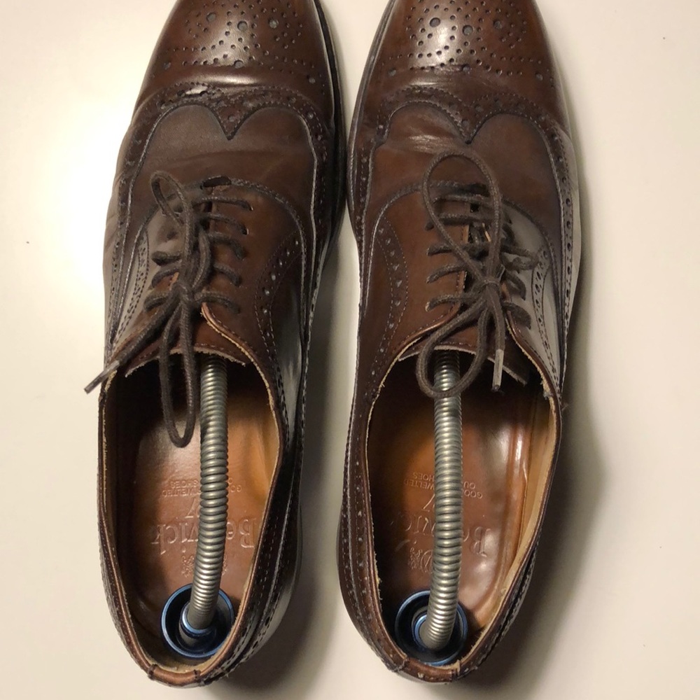 Berwick Dark Brown Oxfords