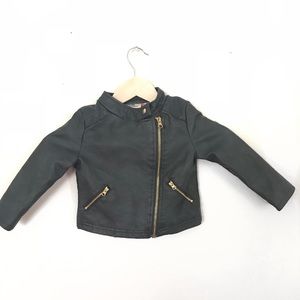 FAUX LEATHER MOTO JACKET (Toddler)