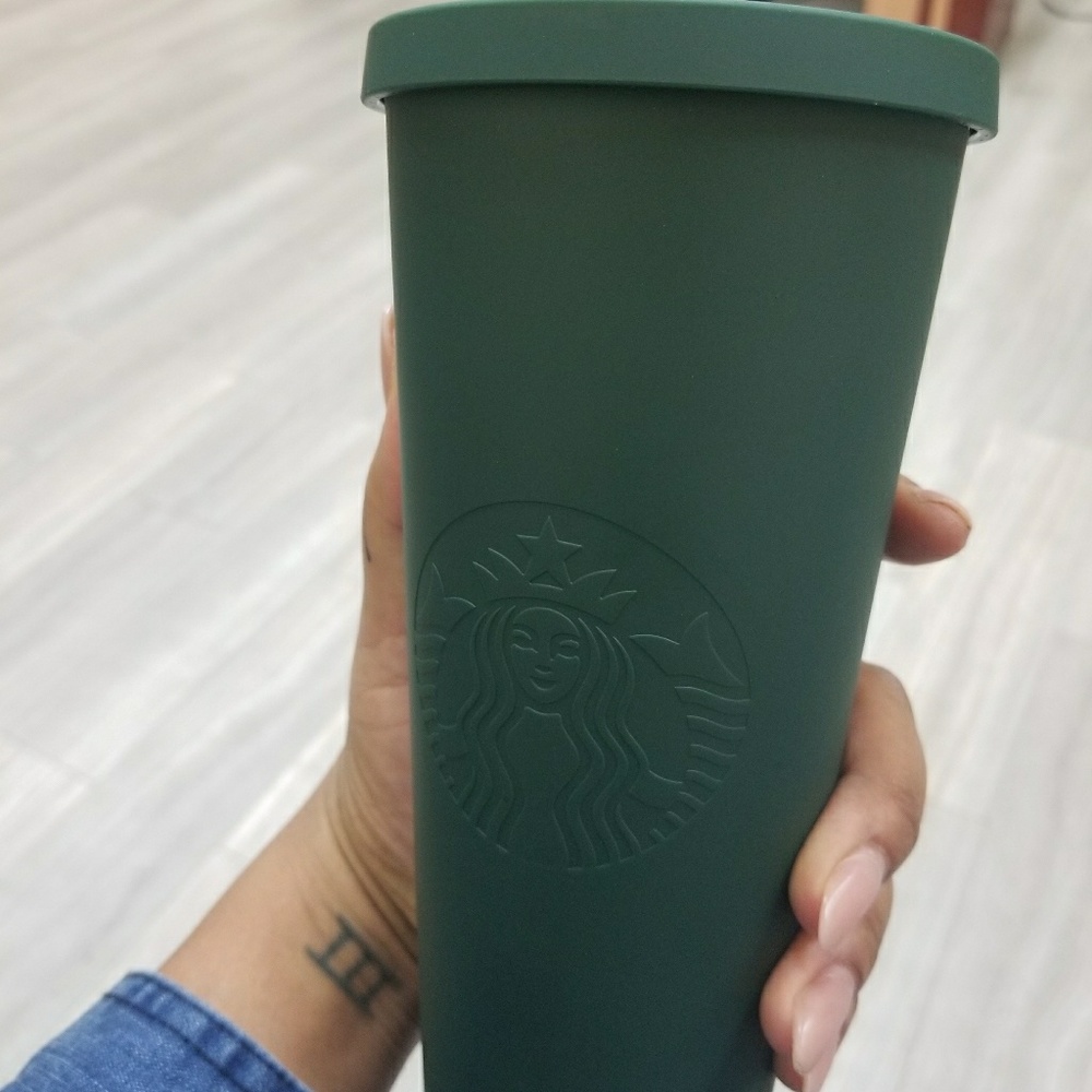 SOLD OUT matte green Starbucks cup