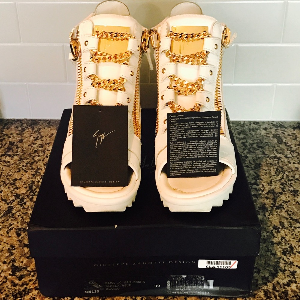 Authentic Giuseppe Zanotti Elma Sneakers - Size 39