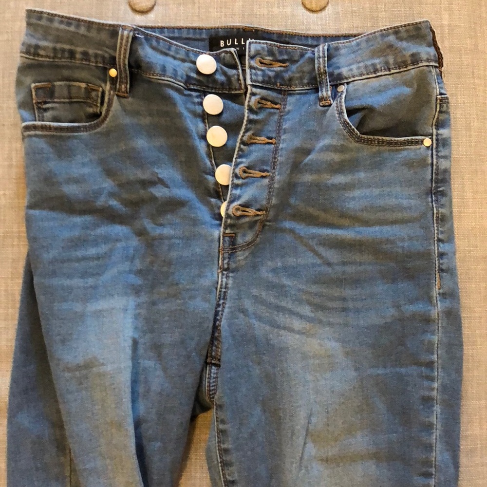 super high waisted jeans