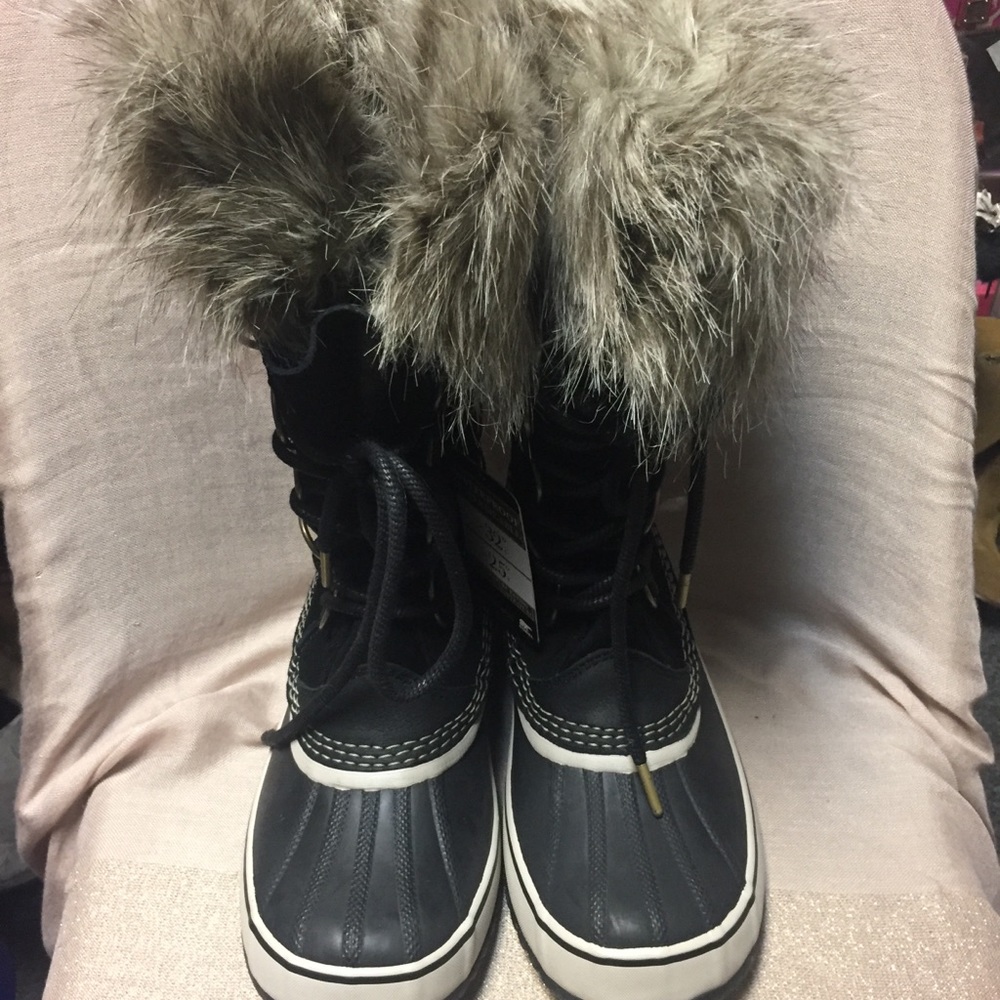 Sorel Womens Black Joan of Artic Boots....NEW - Picture 3 of 8