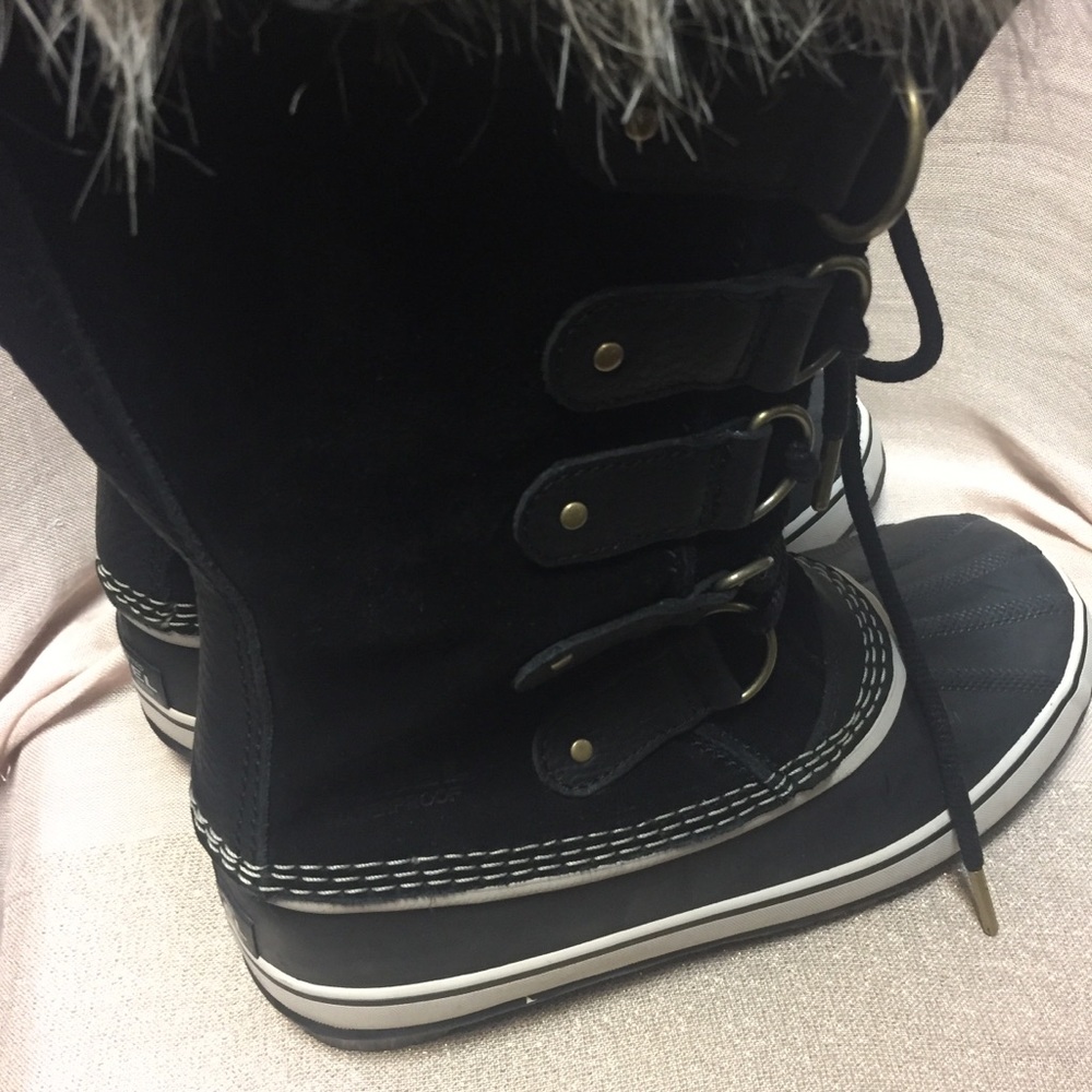 Sorel Womens Black Joan of Artic Boots....NEW - Picture 4 of 8
