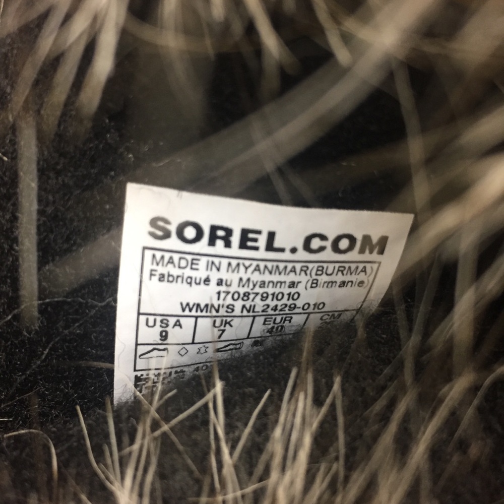 Sorel Womens Black Joan of Artic Boots....NEW - Picture 6 of 8