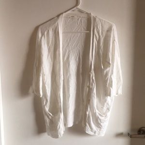 White Cardigan in Small