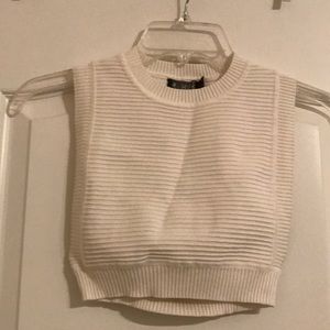 Cute white crop top