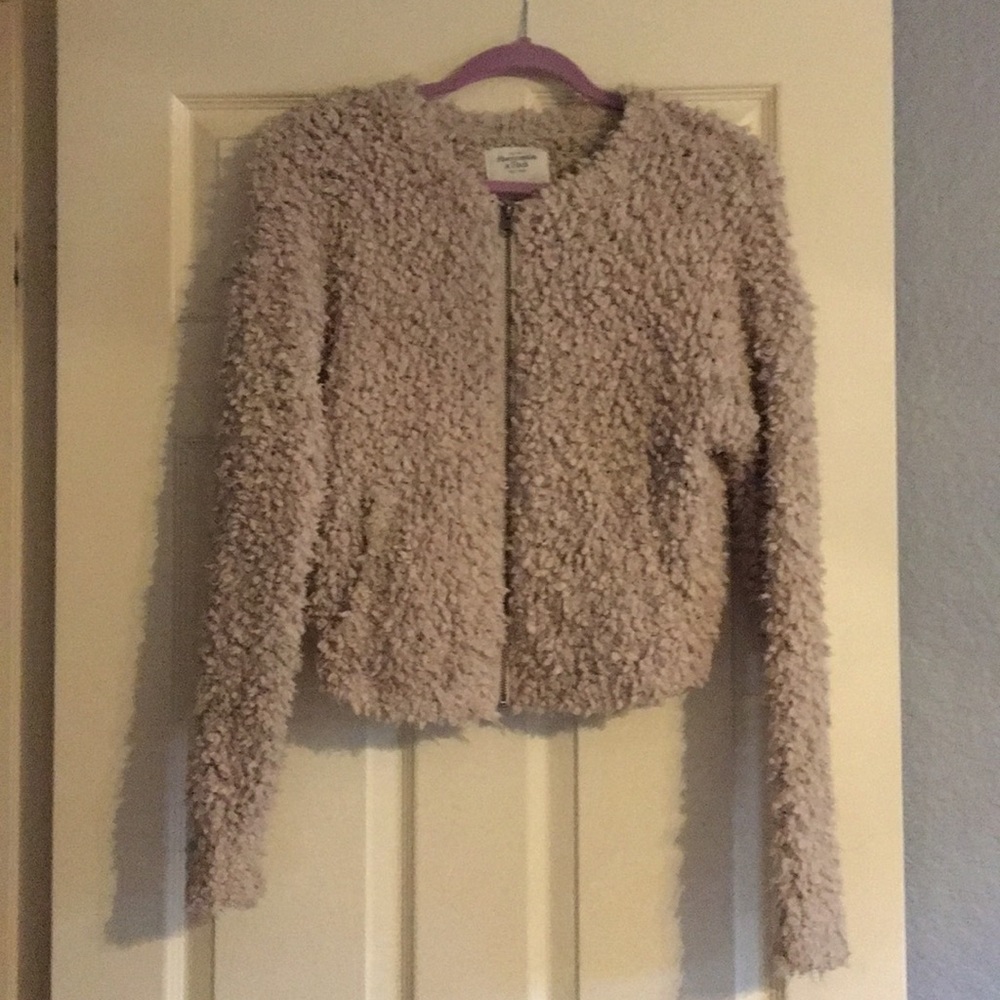 Abercrombie & Fitch Fuzzy Jacket