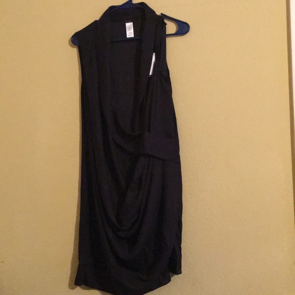 Mark Famous Brand XL Black Low Neck Sexy Dress