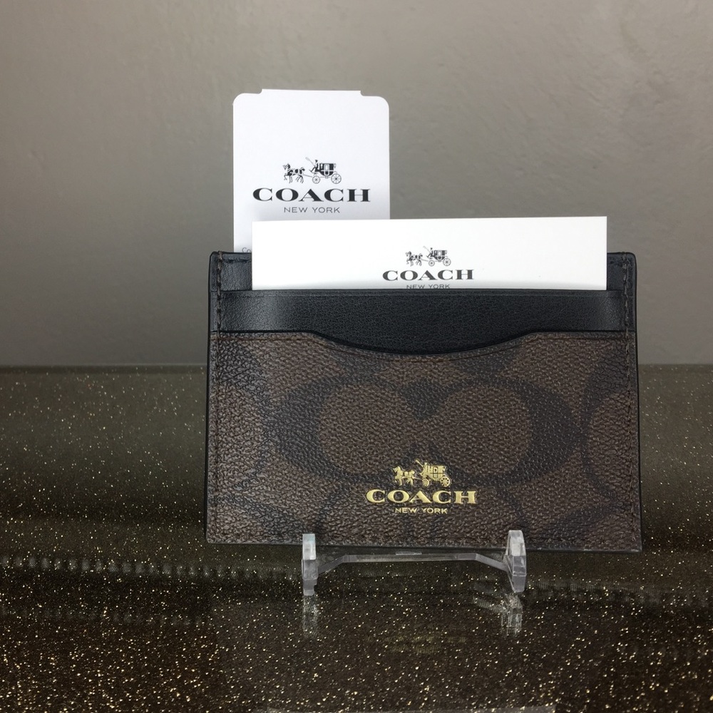 Coach Signature card holder wallet - Picture 3 of 4