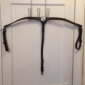 Brown Leather Western Horse Breastplate