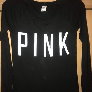 PINK Victoria’s Secret black tee-shirt