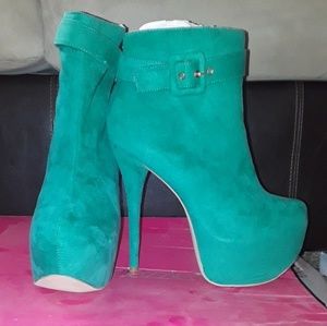 Green booties