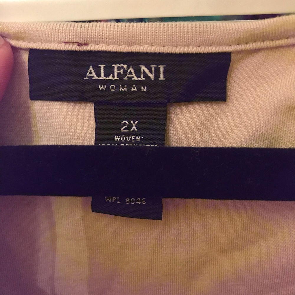 Alfani Plus Size Ruffled Top - Picture 2 of 3