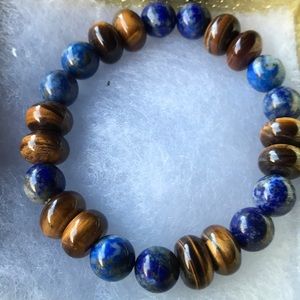 Lapis Lazuli and Tiger Eye Stone