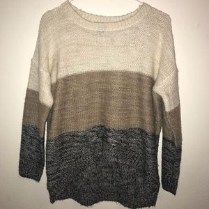 Rue 21 high low multicolored sweater
