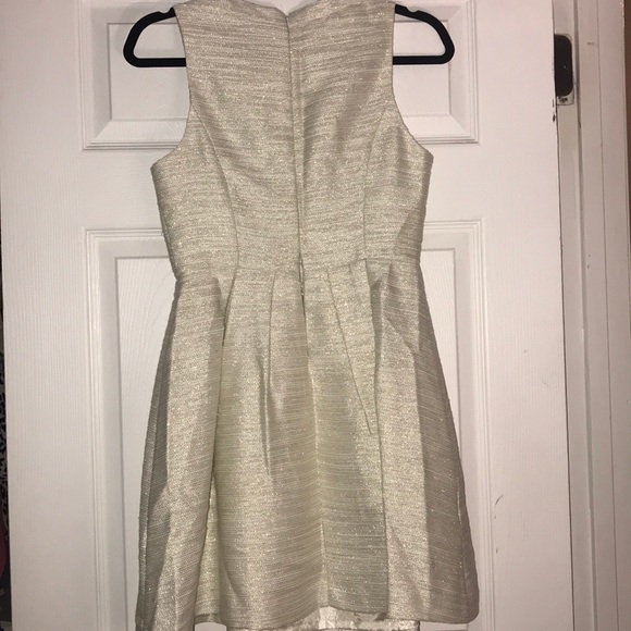 Forever 21 shimmer cream and gold Dress - Picture 5 of 5