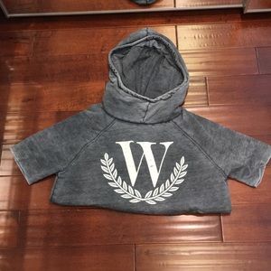 Wildfox burnout terry sweatshirt