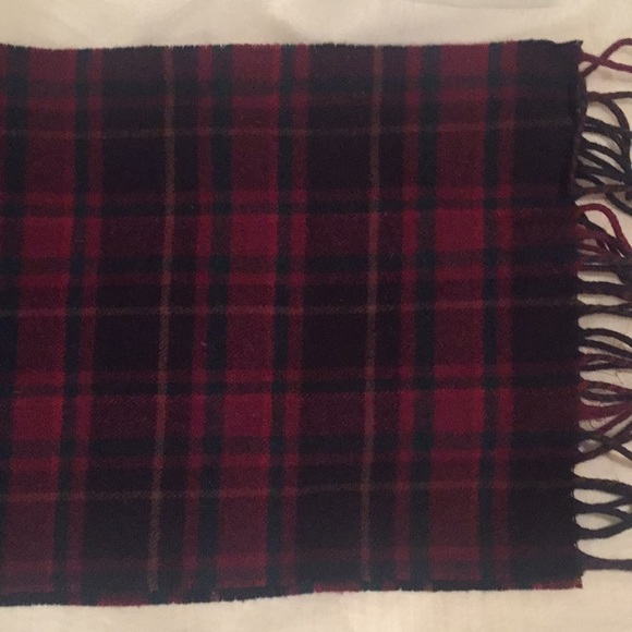 Vintage Christian Dior Pure Silk Crimson and Gray Monogram  Vintage Authentic Christian Dior Scarf