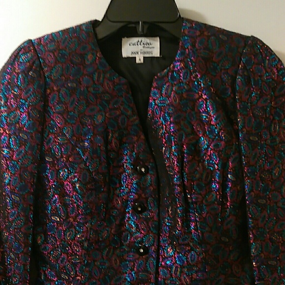 Vintage Brocade Blazer - Picture 4 of 7