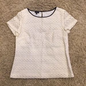 White Lace Talbots Shirt