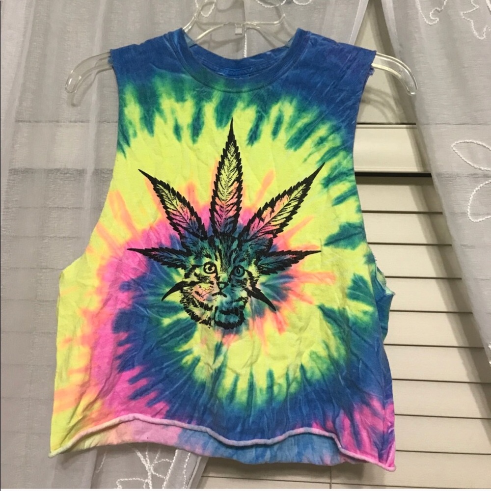 Cat weed muscle tee