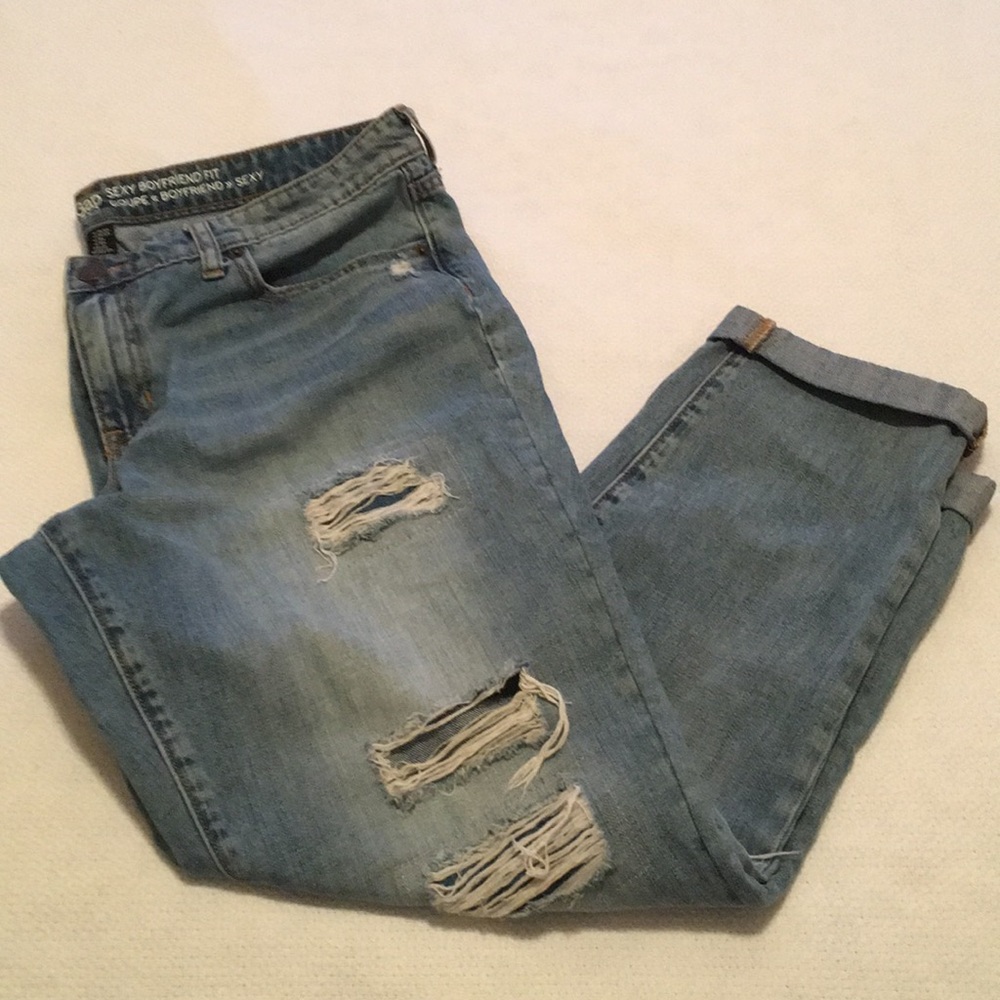 GAP sexy boyfriend fit jeans 14/32 reg