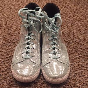 Limited Edition Metallic Nike Sneakers