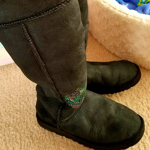 Ugg Swarovski Bailey Button Over The Knee Boots - Picture 2 of 8