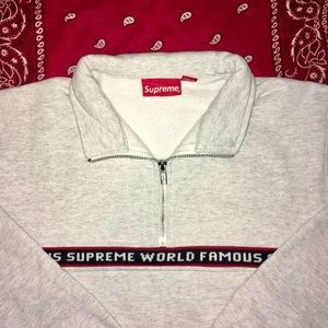 Supreme world Famous half zip