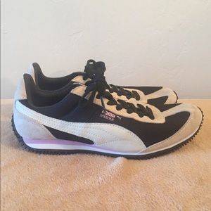 Puma Black/Cream/Pink Casual Shoes