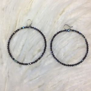 Chan Luu Swarovski crystal earrings - maroon