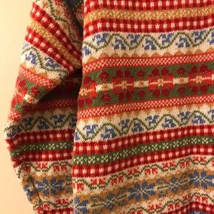 Colorful Vintage LL Bean Sweater