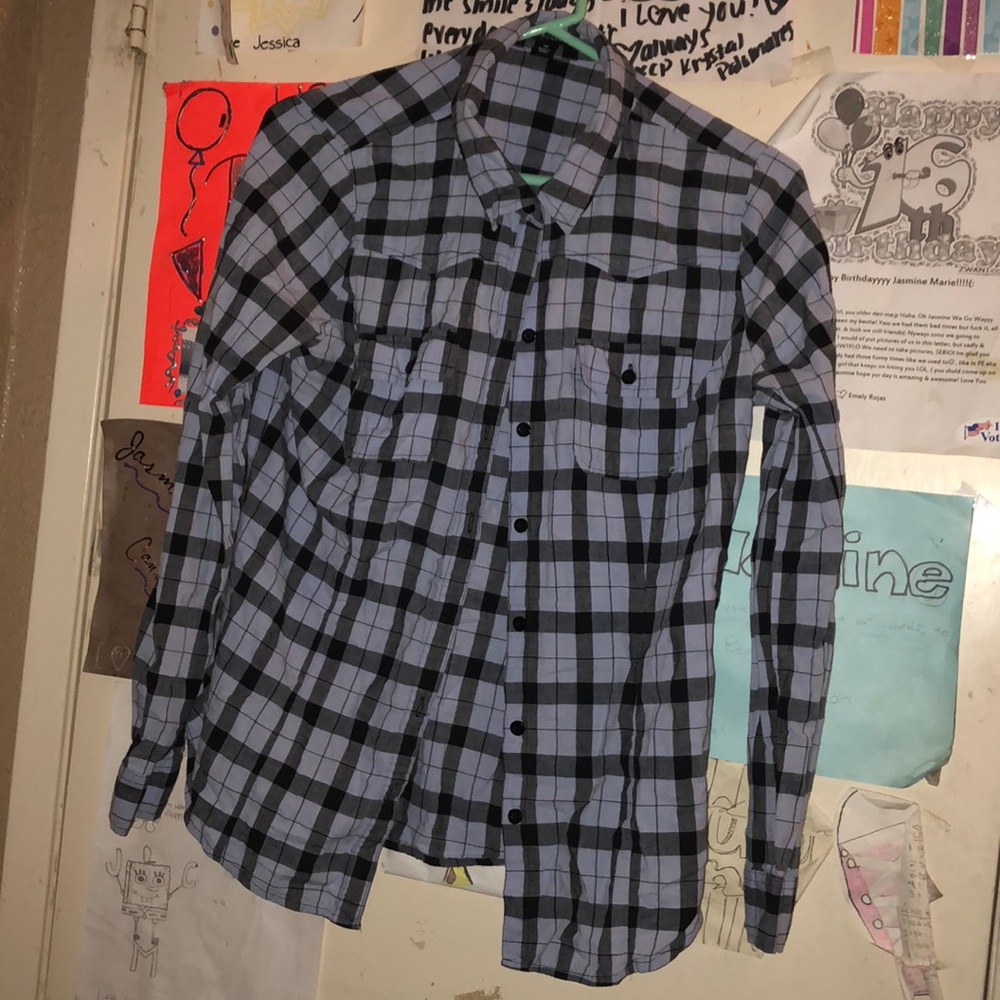 Lavender and black Flannel