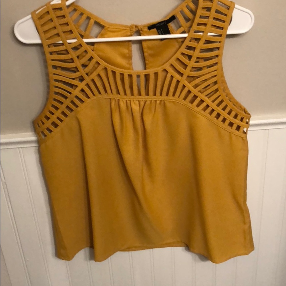 Caged mustard top