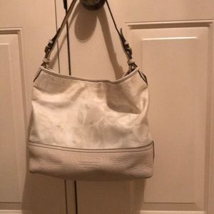White coach bag