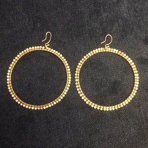 Chan Luu silver earrings - mother of pearl