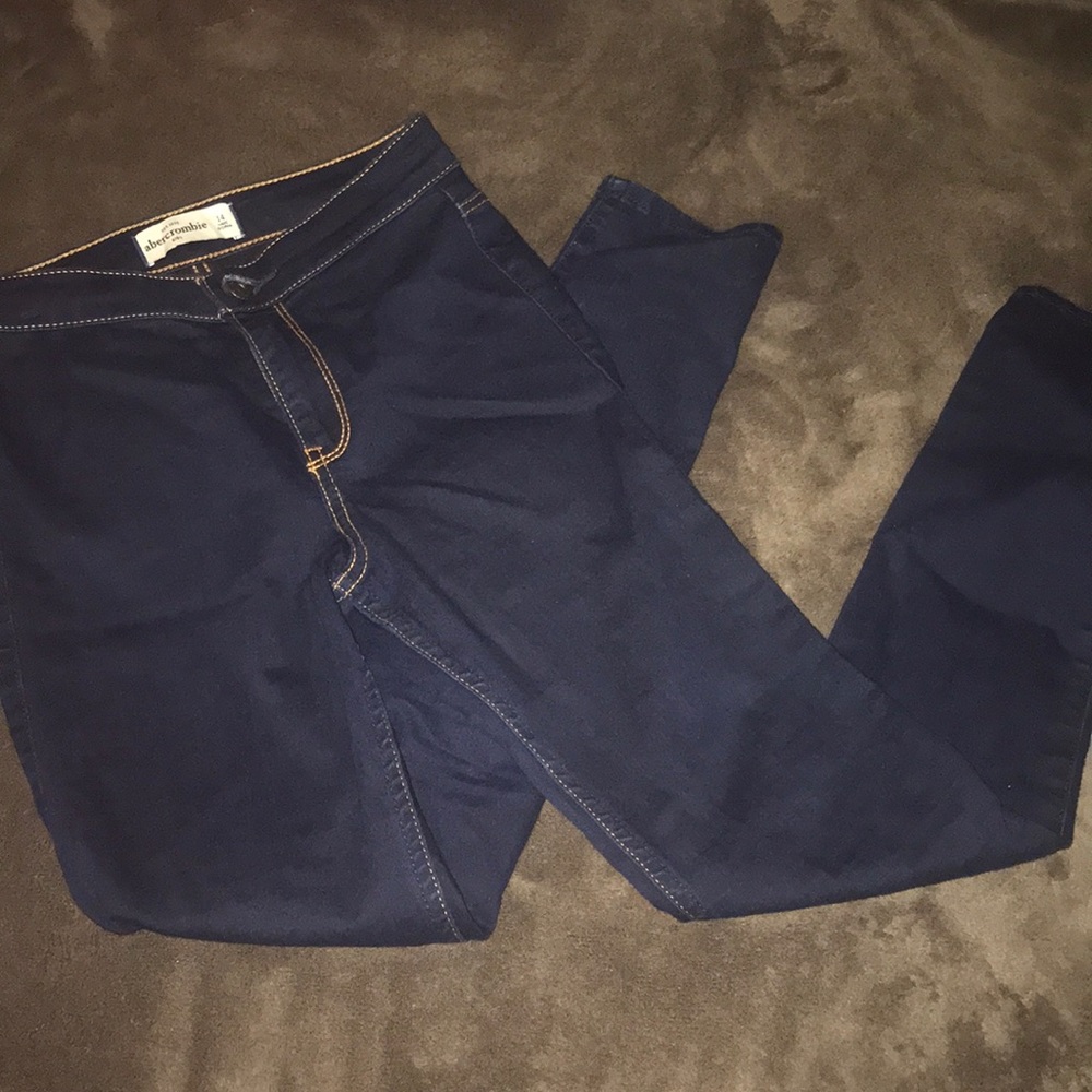 high-waisted abercrombie kids jeans