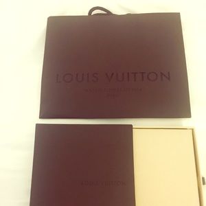 100% Authentic Louis Vuitton gift bag and box!