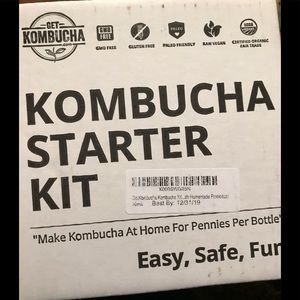 Kombucha Starter Organic Tea Kit- Brand new-Save $