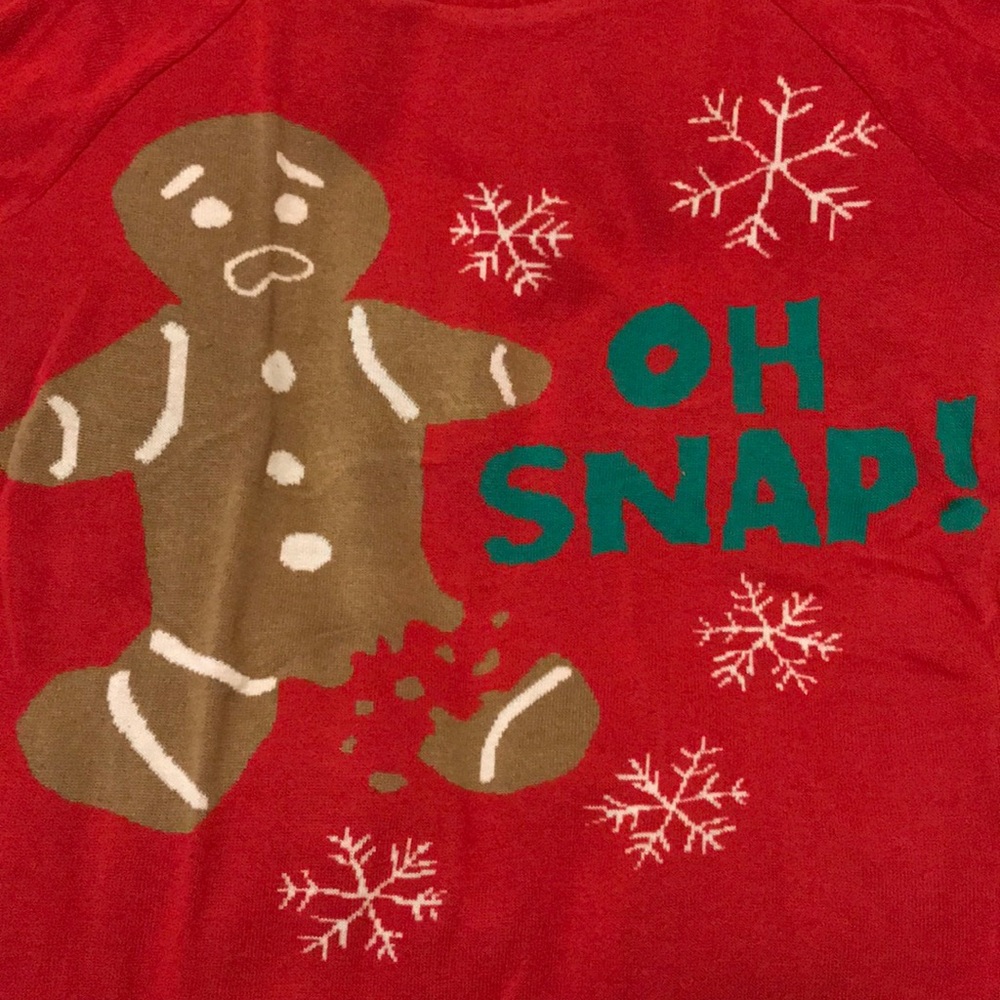 OH SNAP Ugly Holiday Sweater