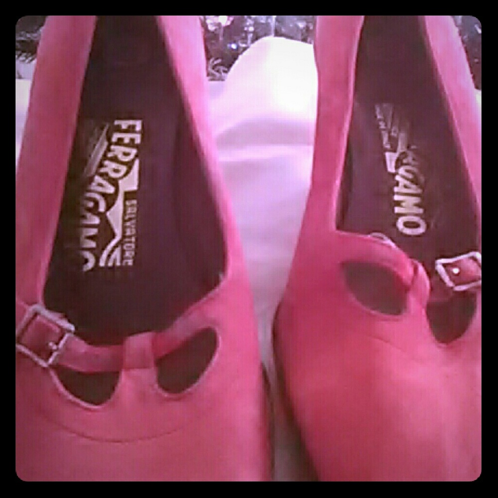Ferragamo kitten heels