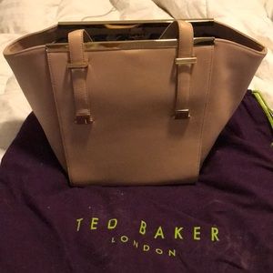Real leather Tan Ted Baker Purse Tote $100