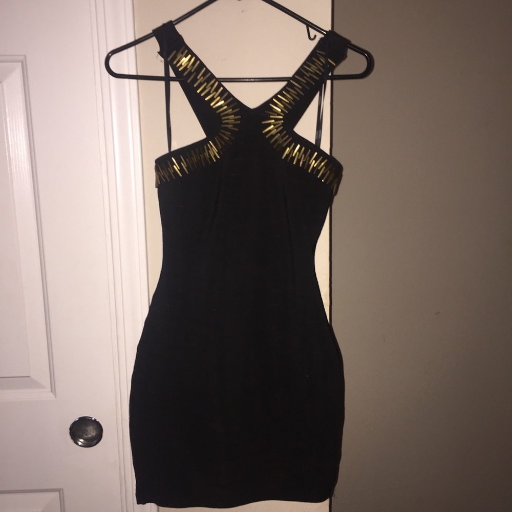 Forever 21 black and gold dress size M
